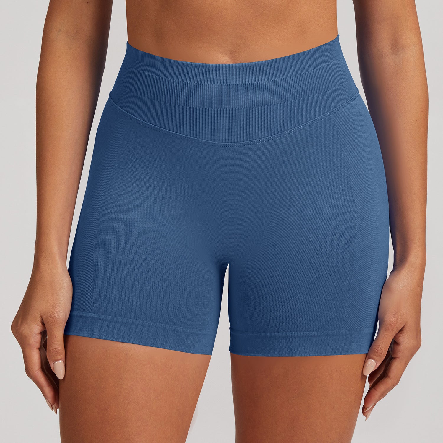 Seamless Butt-Lifting Yoga Shorts High Elastic Sports Fitness Shorts