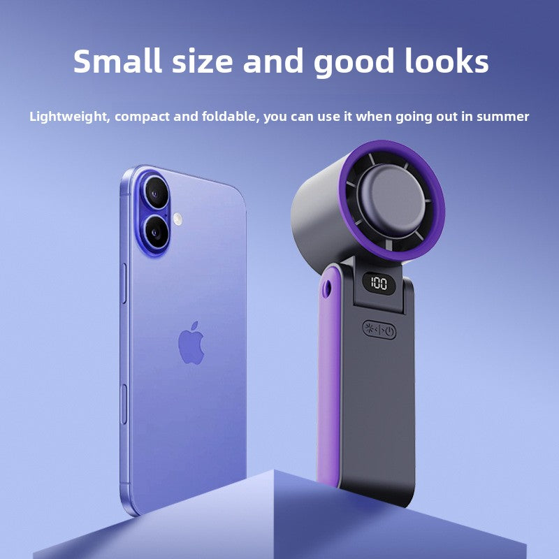 Portable USB Rechargeable Folding Handheld Fan