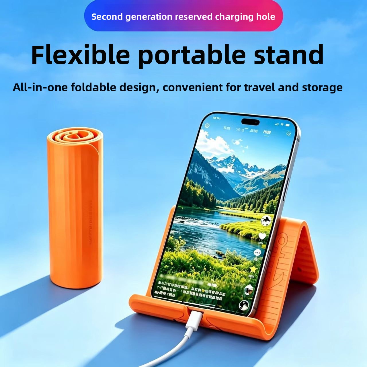 Flexible Silicone Phone Stand