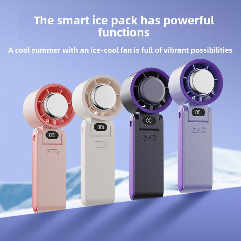 Portable USB Rechargeable Folding Handheld Fan