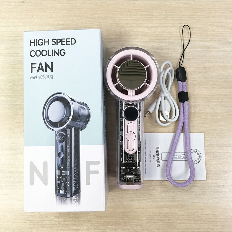 Portable USB Rechargeable Folding Handheld Fan